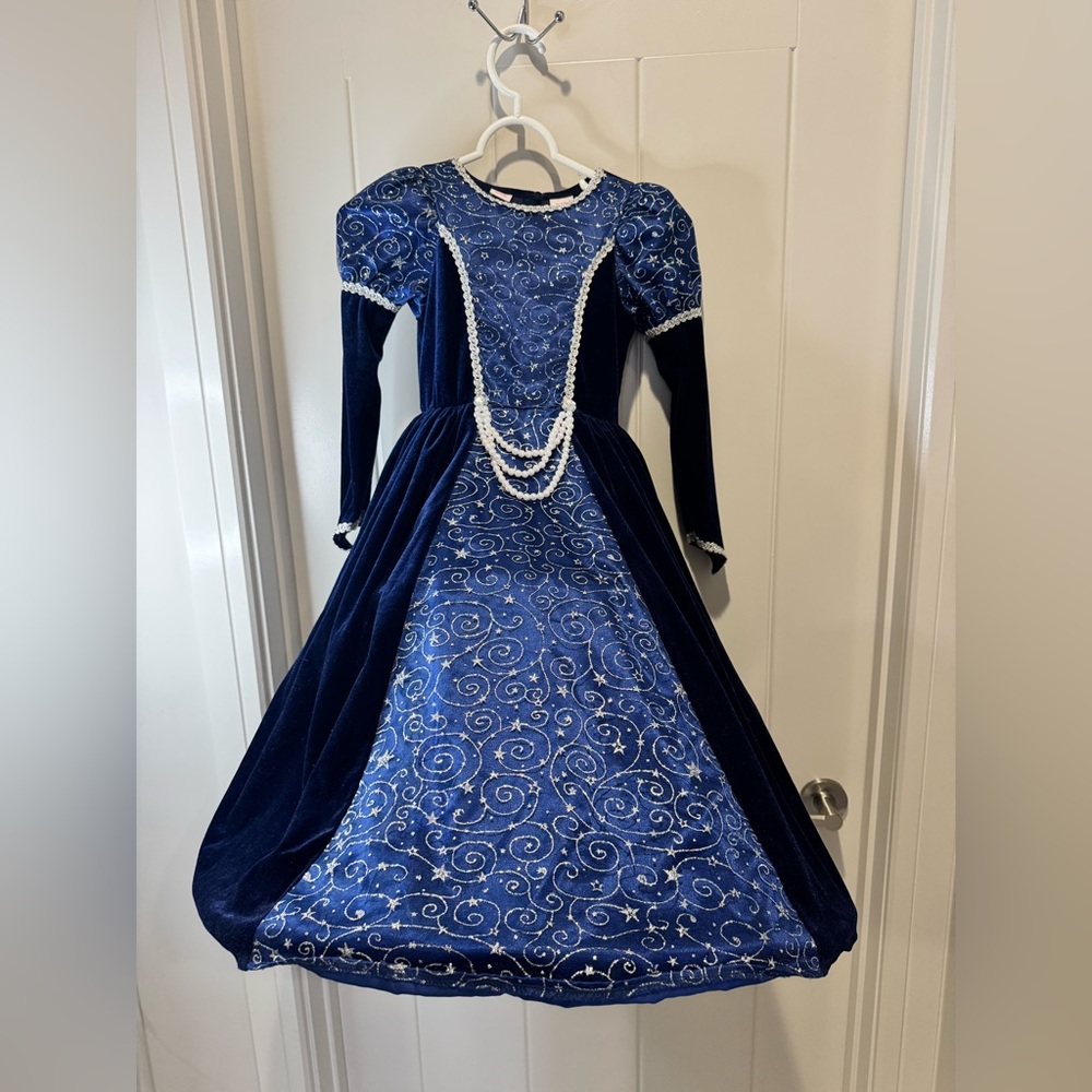 Elegant Blue Princess Costume for Kids
